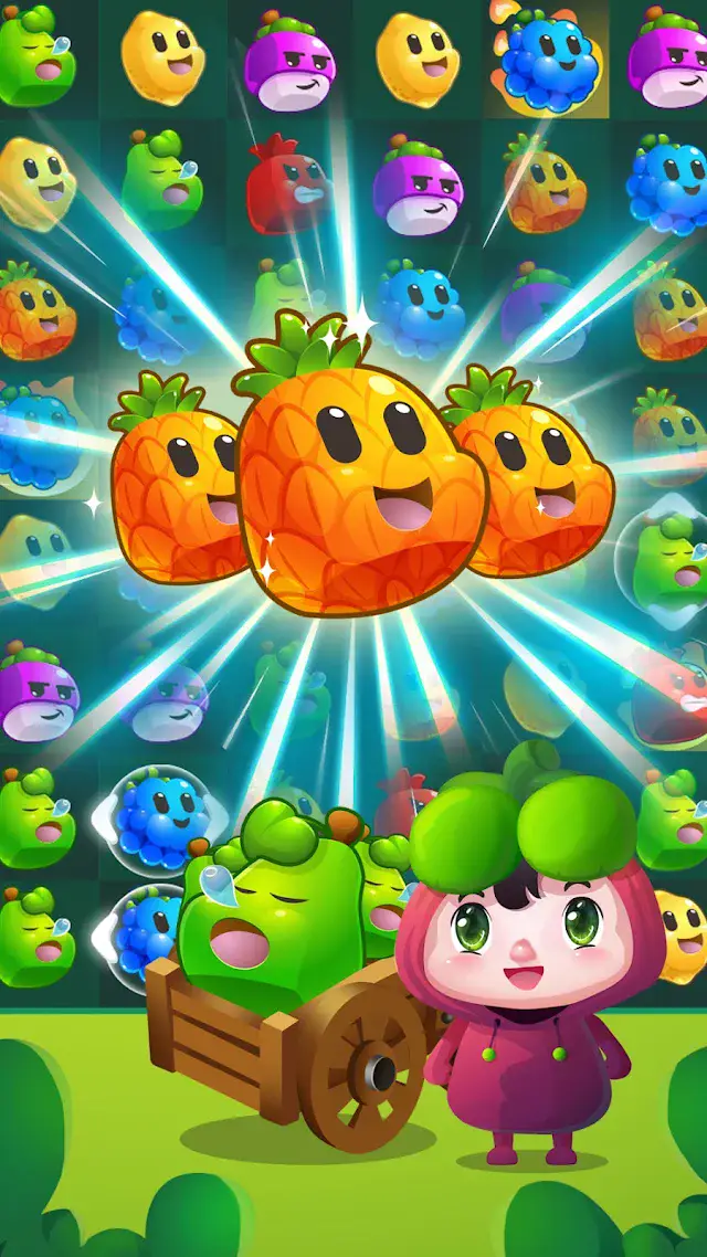 Fruit Puzzle Wonderland gameplay screen