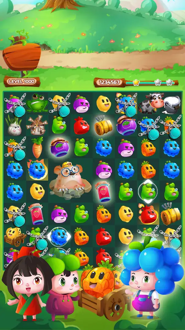 Fruit Puzzle Wonderland second screen from Google Play