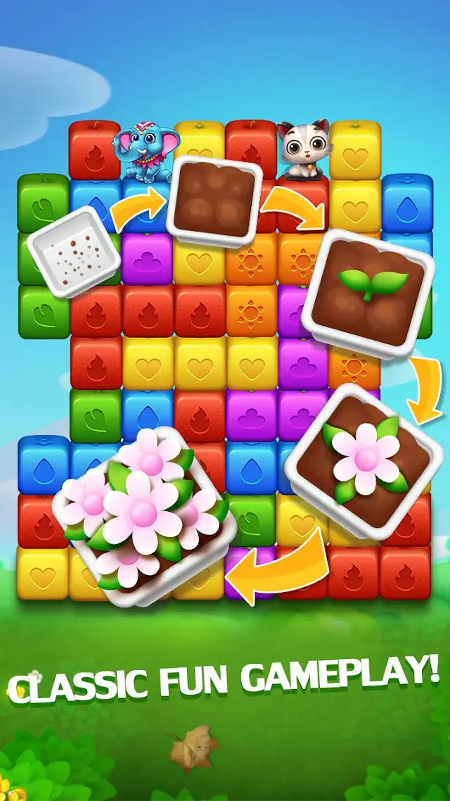 Happy Fruits Bomb - Cube Blast second screen from Google Play